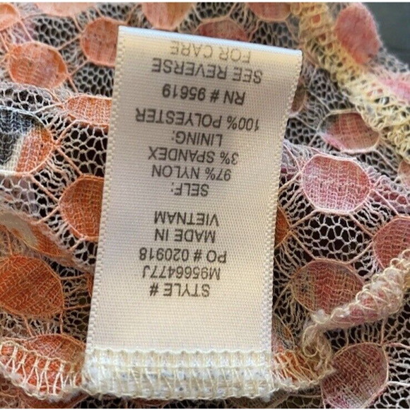 John Paul Richard Top Blouse Womens Large Multicolor Mesh Knit Costal Breathable - Picture 11 of 12